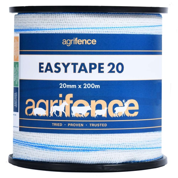 Agrifence White Easytape 20mm X 200m